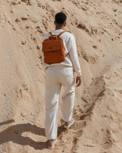 Leather backpack BIBA Alex