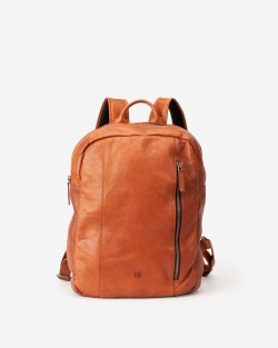 Leather backpack BIBA Gary