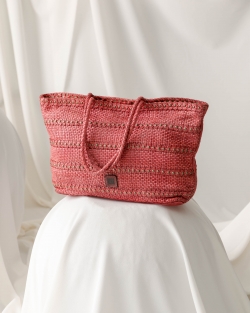 Leather shoulder bag BIBA Etna